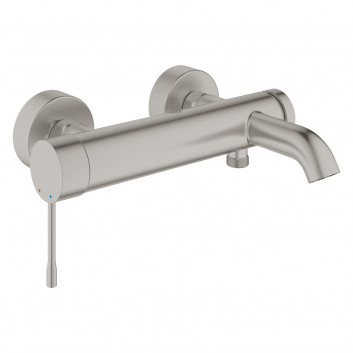Однорычажный для ванны Grohe Essence, на стінку, одноважільний - phantom black