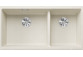 Zlewozmywak Blanco Subline 480/320-U Siligranit PuraDur 85,5x40cm 2 kom без пробки, tartufo