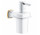 Тримач Grohe Grandera z ceramicznym dozownikiem na mydło - хром / золотий