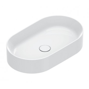 Умивальник на стільницю Catalano Zero 60x35 cm, без переливу, без отвору na baterie - tortora satin