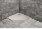 П ятикутний душевий піддон Radaway Doros PT, 100x100cm, акрильний - stone kaszmirowy