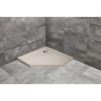 Піддон прямокутний Radaway Doros F, 140x80cm, акрильний, stone white