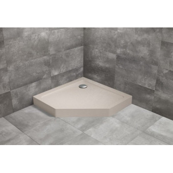 Піддон прямокутний Radaway Doros F Compact, 140x80cm, акрильний, stone білий