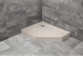 П ятикутний душевий піддон лівий з корпусом Radaway Doros PT E Compact 100x80cm білий