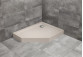 П ятикутний душевий піддон лівий з корпусом Radaway Doros PT E Compact 100x80cm - stone kaszmirowy