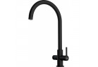 Кухонний змішувач Franke Lina Clear Water 2.0 J, висота 397 mm - чорний мат.