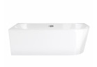 Ванна вільностоячий кутова Corsan Intero Slim (zwężona do krawędzi ванни) 150 x 75 cm, установка lewostronny, клапан klik-klak хром