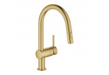 Кухонний змішувач з краном, який виймаЄться GROHE Minta 1/2", одноважільний - brushed warm sunset