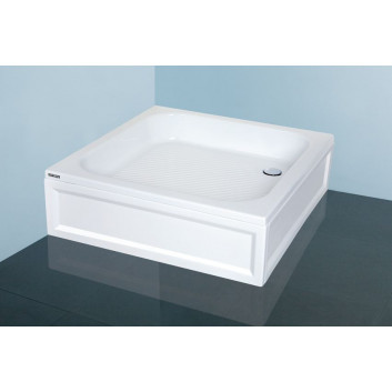 Obudowa піддону Sanplast Classic OBa/CL 90x90x15 biew - біла