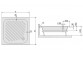Obudowa піддону Sanplast Classic OBa/CL 90x90x15 biew - біла