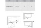 Двері душові Matrix MSD2-110, dwuelementowe, 1075-1115 x 1950, сатин + transparent 