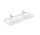 Меблевий умивальник подвійна Villeroy & Boch Avento прямокутна 120x47 cm, z переливом, з покриттям CeramicPlus - білий глянець