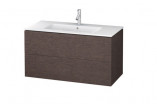 Шафка підраковинна Duravit L-Cube, навісна 820 x 481 mm - біла, благородний блиск