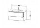Шафка підраковинна Duravit L-Cube, навісна 820 x 481 mm - біла, благородний блиск