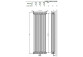 Обігрівач Vasco Niva N1L1 вертикальна 42x182 cm - білий standardowy