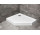 П ятикутний душевий піддон Radaway Doros PT E Compact, 90x80 cm, лівий, акрильний - білий
