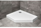 П ятикутний душевий піддон Radaway Doros Plus PT E, 100x90cm, правий, акрильний, білий