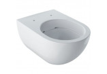 Раковина wc Geberit Acanto навісна 53x35 cm, туалет, ukryte mocowania, TurboFlush, з покриттям KeraTect - біла