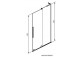 Ширма для ванни Radaway Furo SL PND II 100, лівий, скло прозоре, 100x150cm, przesuwny, profil хром