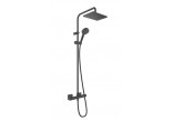 Душовий комплект 250 1jet EcoSmart z ShowerTablet 350, Hansgrohe Rainfinity - Чорний Матовий