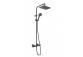 Душовий комплект 250 1jet EcoSmart z ShowerTablet 350, Hansgrohe Rainfinity - Чорний Матовий