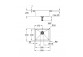 Zlewozmywak podblatowy Grohe K700 60-C 56/51 1.0, kompozytowy, 560x510 mm, сірий граніт