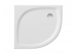 Піддон Ravak Elipso Pro Flat напівкруглий 80x80 cm - білий