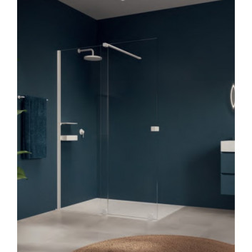 Стінка Walk -in z ruchomym segmentem Huppe Enjoy Pure, Typ 800, хром, прозоре скло z AntiPlaque