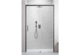 Двері душові розсувні Radaway Idea Black DWJ 100 Ліве 98.7-101.2x200.5cm, profil чорний, скло прозоре- sanitbuy.pl