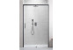 Двері душові розсувні Radaway Idea Black DWJ 100 Ліве 98.7-101.2x200.5cm, profil чорний, скло прозоре- sanitbuy.pl