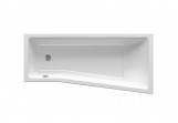 Ванна Ravak BeHappy II 170x75 cm, ліва, акрилова - біла 
