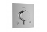 Змішувач термостатичний Hansgrohe Ecostat E do 2 odbiorników, прихований, зовнішній компонент - хром