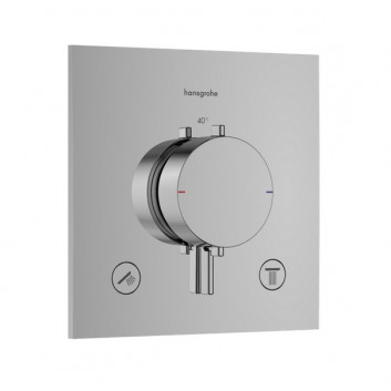 Змішувач термостатичний Hansgrohe Ecostat E, прихований, зовнішній компонент
