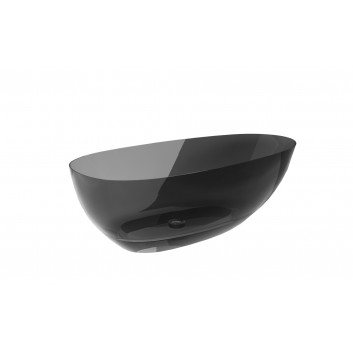 Ванна вільностоячий Besco Assos B&W, 160x70cm, чорний/білий