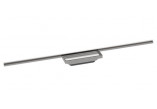 Зовнішній компонент odpływu liniowego Hansgrohe RainDrain Flex 800 z możliwością przycięcia, установка пристіний, викінчення шліфована нержавіюча сталь 