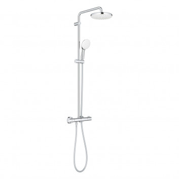 Душова система Grohe Tempesta Cosmopolitan System 210, з термостатом для настінного монтажу - хром