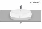 Умивальник на стільницю Roca Inspira 55x37 cm, cienkościenna Soft FINECERAMIC, з покриттям Supraglaze - біла