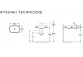 Умивальник під стільницю Square FINECERAMIC®, Roca Inspira - Onyks