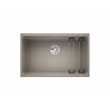 Zlewozmywak Blanco Subline 350/150-U керамічний PuraPlus без пробки autoamtycznego 56.7x45.6cm, magnolia глянець