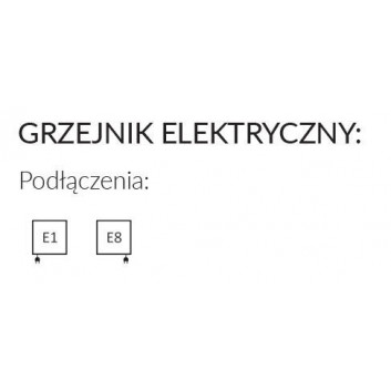 Обігрівач електричний Terma Warp S 111x50 cm z grzałką MOA Bluetoth - колір RAL i спеціальні кольори
