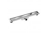 Лінійне обтікання підлоговий Balneo Duplex Next Mirror Silver 60 cm, dwustronny із нержавіючої сталі z niskim syfonem i głębokim osadnikiem - хром блискучий