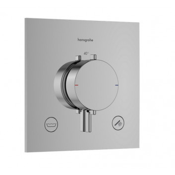 Змішувач термостатичний Hansgrohe Ecostat Comfort S, do 2 odbiorników, прихований - хром
