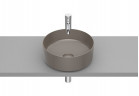 Умивальник на стільницю 37x37cm Roca Inspira Round кругла + cafe