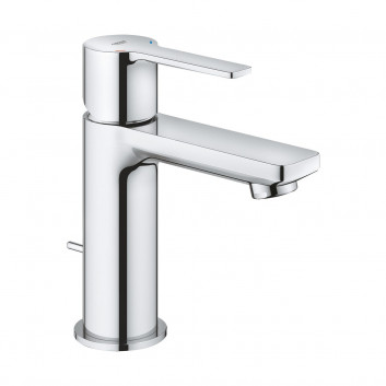 Змішувач для умивальника Grohe Lineare одноважільний, з автоматичноб пробкою - хром 