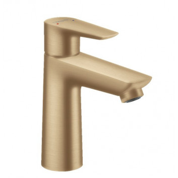 Змішувач для умивальника Hansgrohe Talis E 110, висота 162mm, з тягою i kompletem odpływowym, чорний шліфований хром