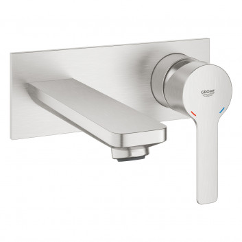Однорычажный для ванны Grohe Lineare на 4 отвори - brushed hard graphite