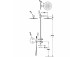 Комплект baterii termostatycznej монтажний 2-drożnej Therm-box prysznicowej, TRES STUDY - Чорний Metalizowana
