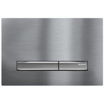 Кнопка Geberit Sigma 10 спуск передній для прихованих зливних бачків UP320 - хром/хром мат./хром