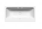 Сталева ванна Kaldewei Avantgarde Asymmetric Duo 742 прямокутна, 180x90 cm, з отворами na тримач, na całej powierzchni antypoślizgowa - біла