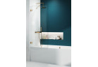 Ширма для ванни Radaway Essenza Pro Brushed Gold PNJ II, скло прозоре, 80x150cm, profil золотий szczotkowany